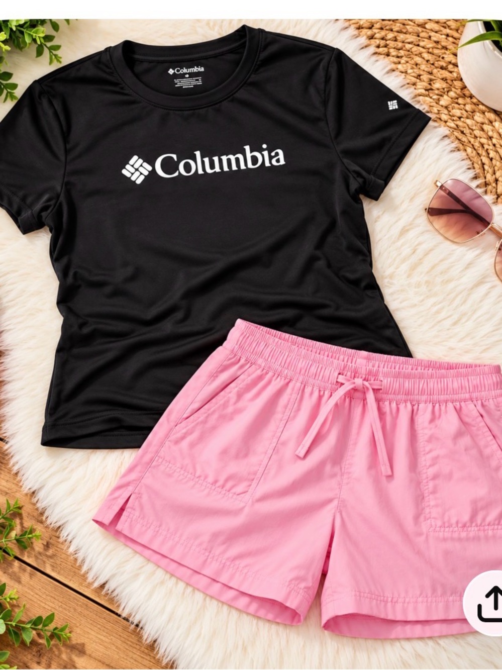New Columbia Women's Sandy River Shorts   Set Size Small